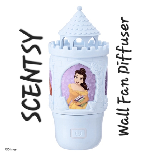 👀50% OFF👃🔌👑 NWT‼️ Scentsy "Disney Princesses" Wall Fan Diffuser - Picture 1 of 15